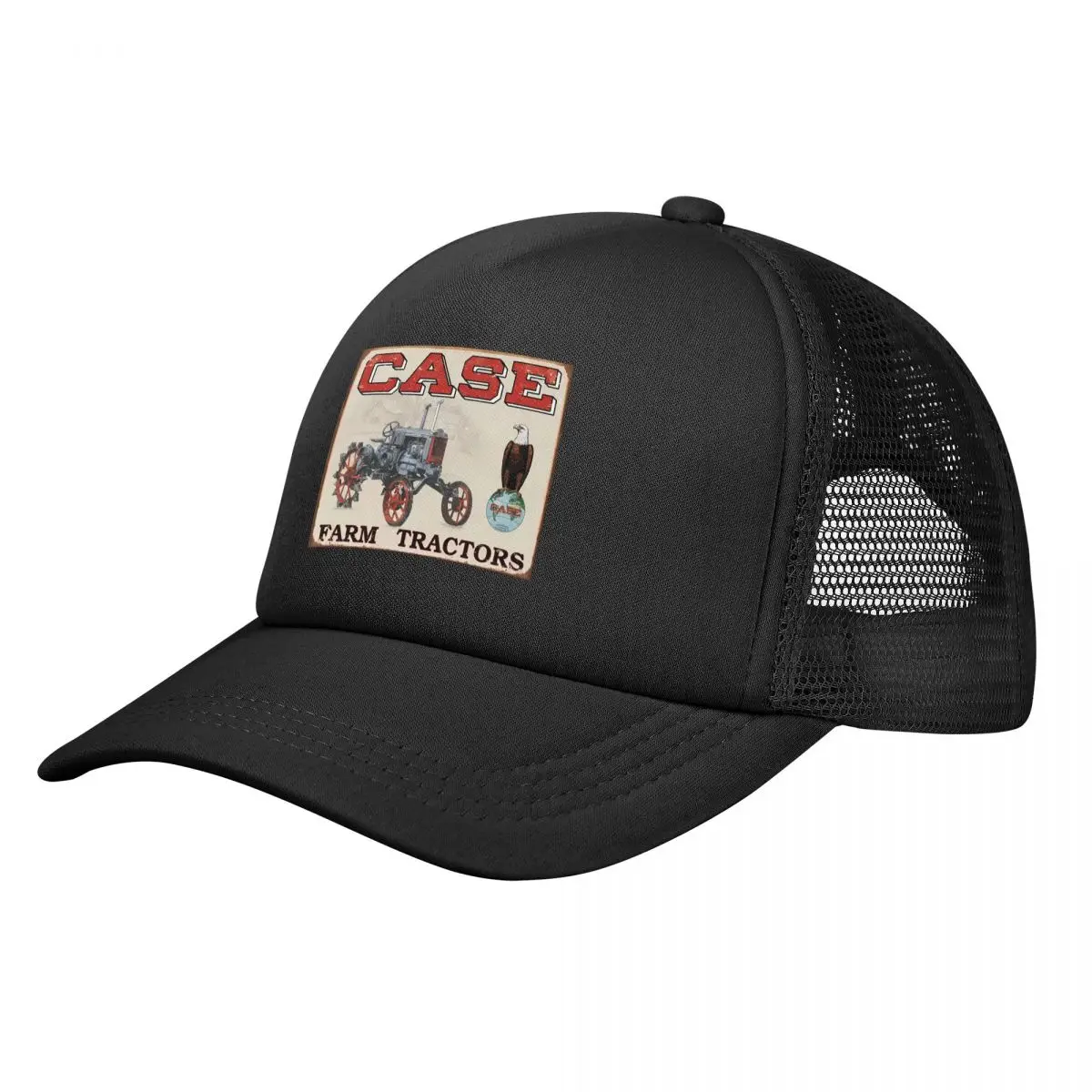 

Tin Sign Case Tractor Unisex Adult Mesh Baseball Cap for Spring and Summer