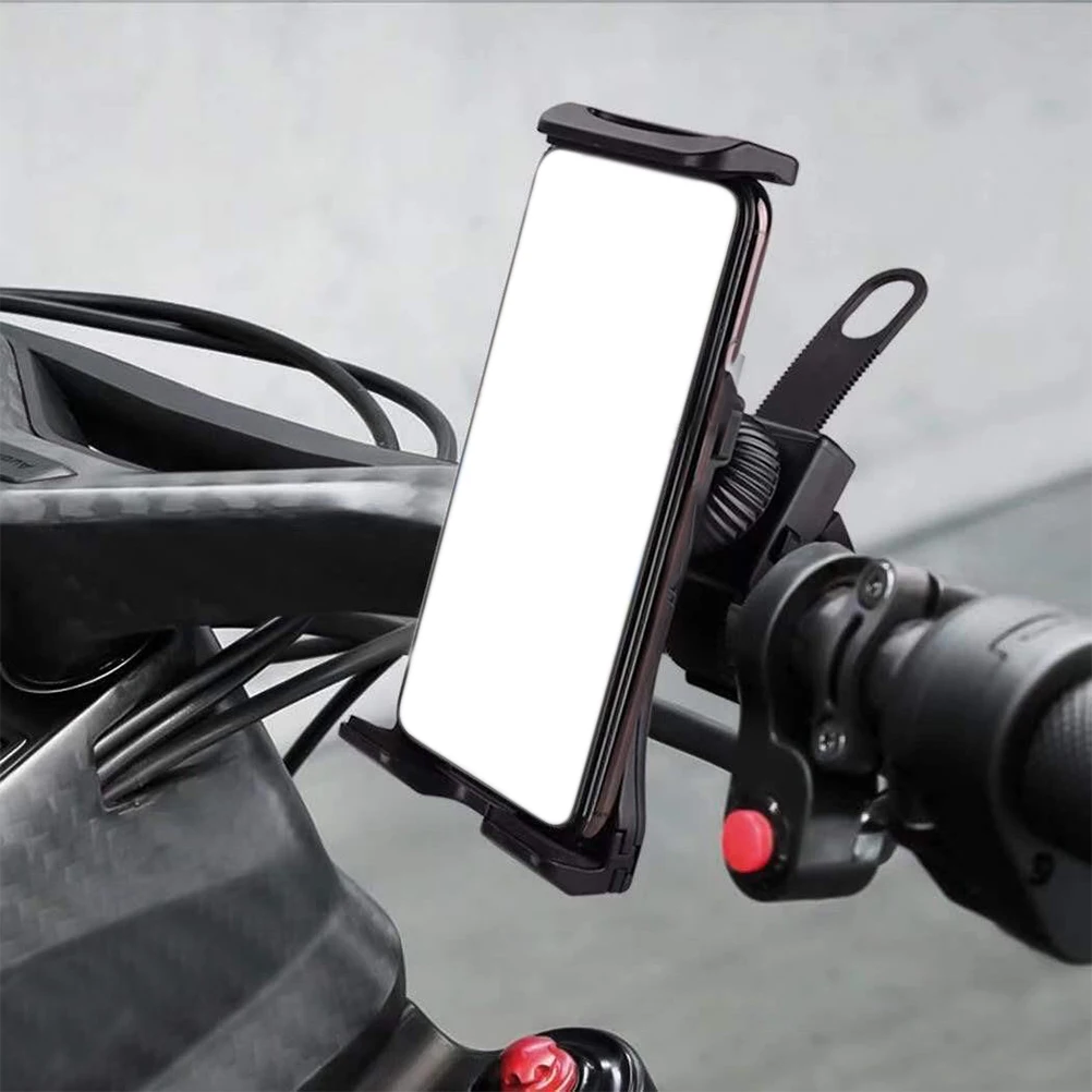 

Stable Lightweight Bike Phone Bracket Premium Materials Wear Resistant Mobile Stand Practical Supplies For Cycling Enthusiasts