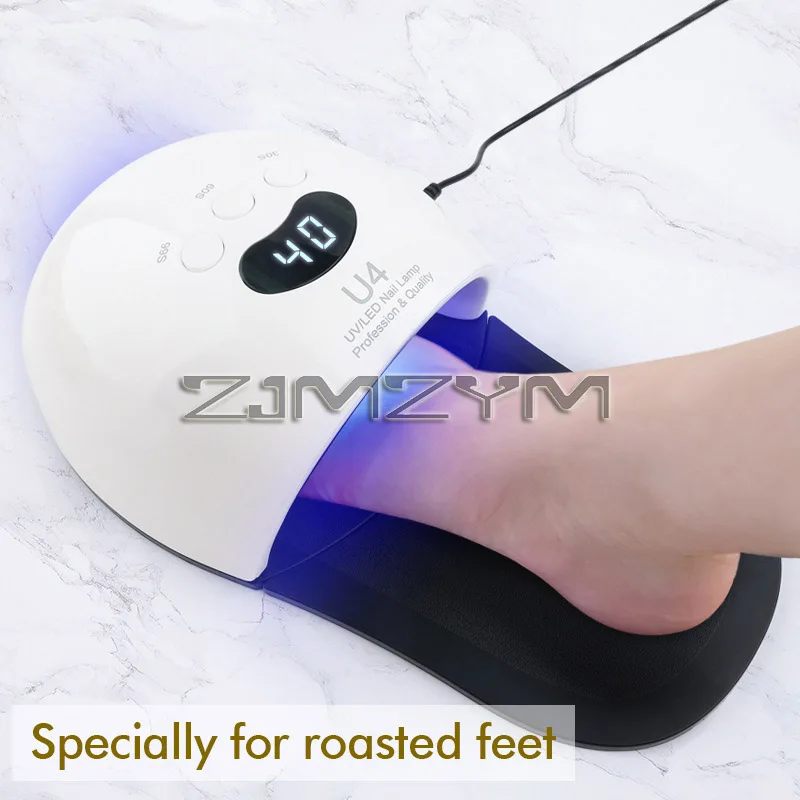 LED UV Lamp Nail Dryer 48W 30LED For Foot Therapy Nail Polish Fast Drying Professional Tools