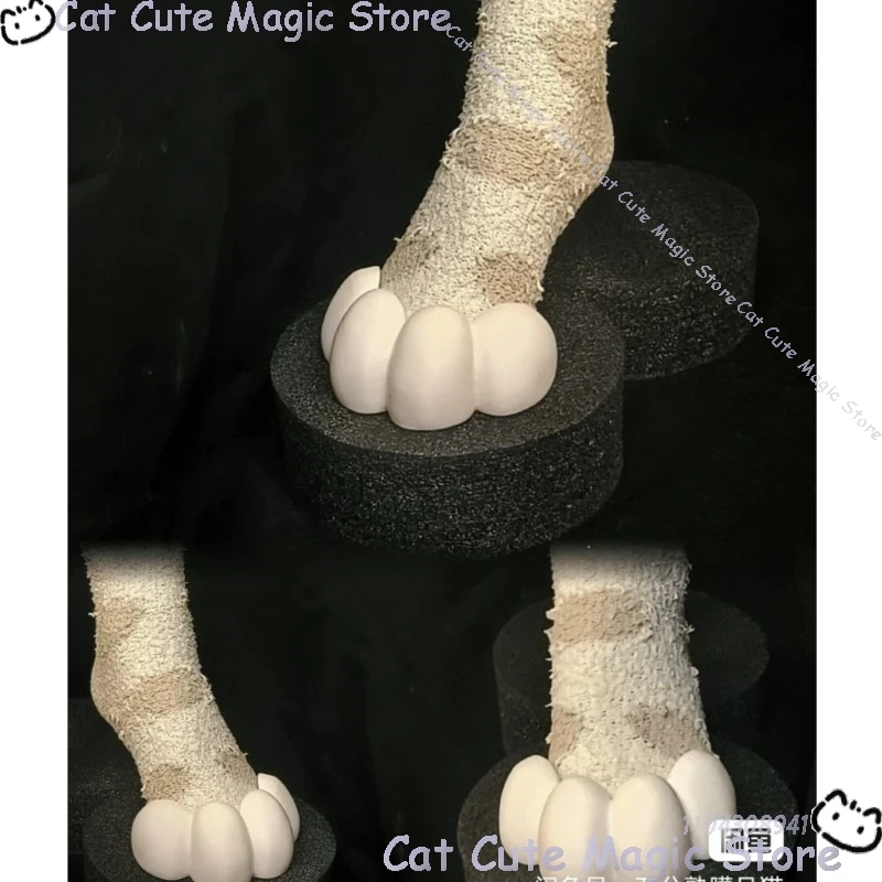 Furry Kig Foot Cute Toe Fursuit Kigurumi Cosplay 3D Print Animal Beast Foot Furred Kostium Prezent Halloween Odgrywanie ról Dostosowane