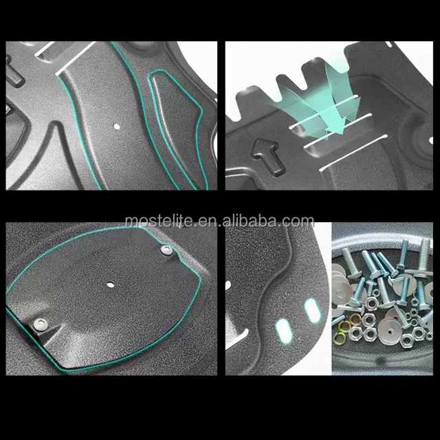 แผ่นกันกระแทกใต้ท้องรถยนต์ ผลิตจากเหล็กแมงกานีสหนา สำหรับ GWM Tank 300