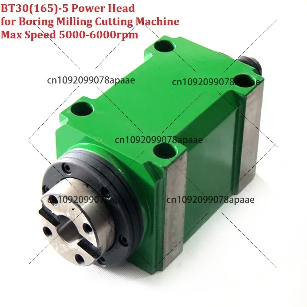 BT30 رأس الطاقة السرعة القصوى 3000 ~ 8000 دورة في الدقيقة لـ 1.5KW 2Hp وحدة الطاقة آلة أداة المغزل رئيس مملة آلة قطع الطحن