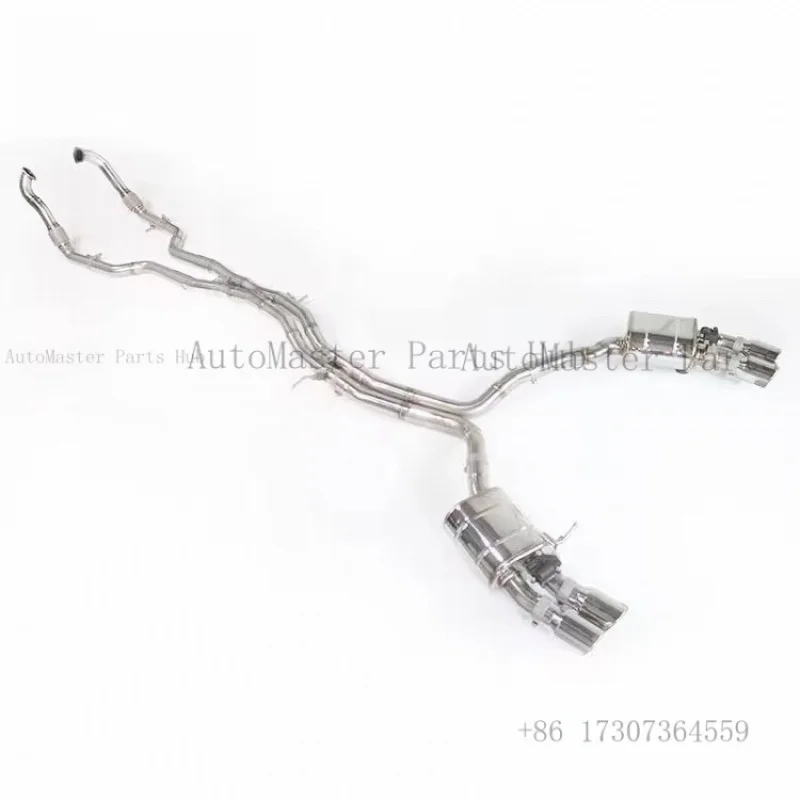 

High Quality Valved Exhaust for Audi S8 D5 4.0TTSecondary Downpipes& Valvetronic Exhaust Full Exhaust System