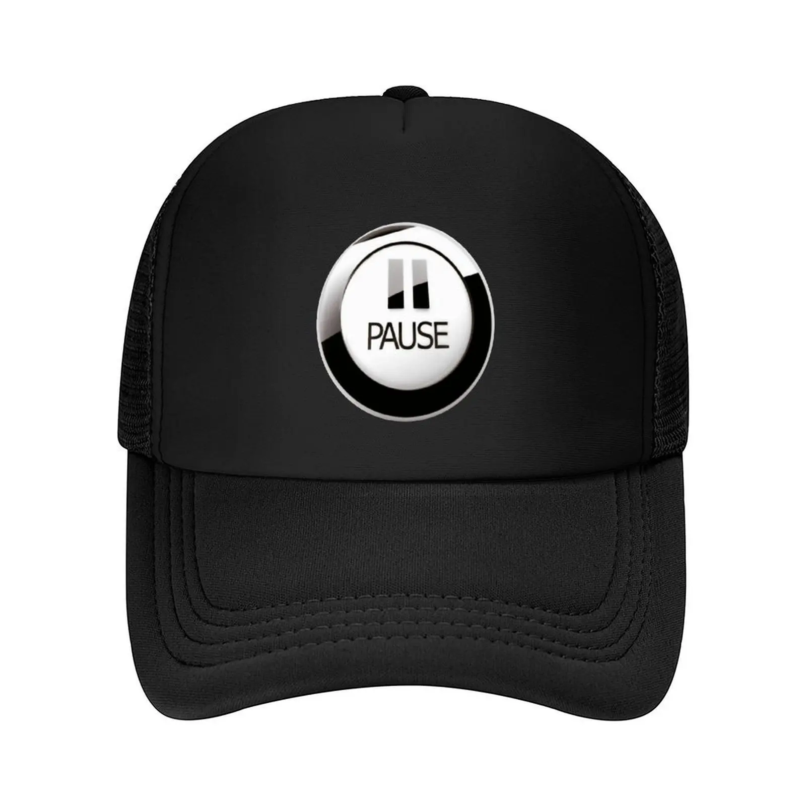 

PAUSE button 2 Baseball Cap Golf Cap sailor cap for men Snap Back Hat Sports Women Men's