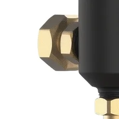 DN20 DN25 Wall Mounted Boiler Magnetic Sludge Separator For Underfloor Heating System Dirt Removal Copper G3 4