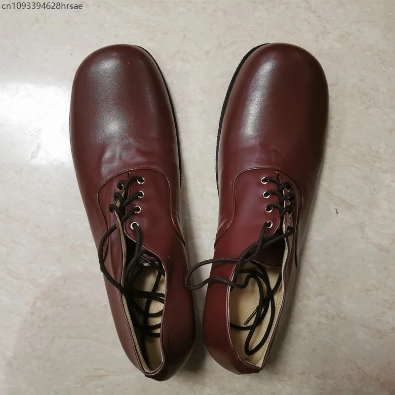 Chaussures Joker noires pour hommes, 34cm, chaussures de Clown, accessoires de Cosplay d'halloween, vêtements de Club amusants, mascarade, spectacle sur scène