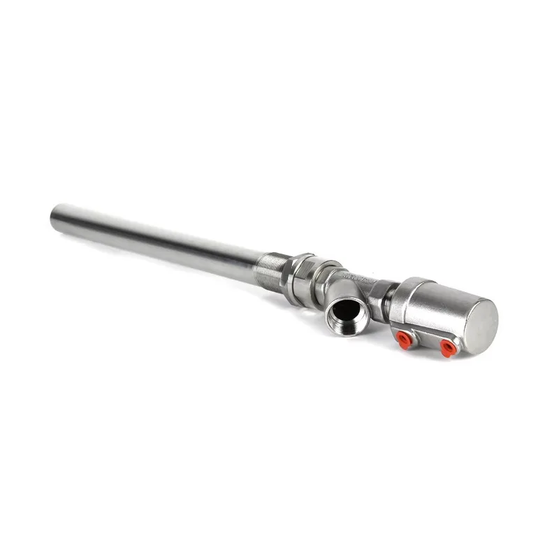 Stainless Steel High Temperature Pneumatic Filling Valve Nozzle with Threaded Connection for Water Filling Machine