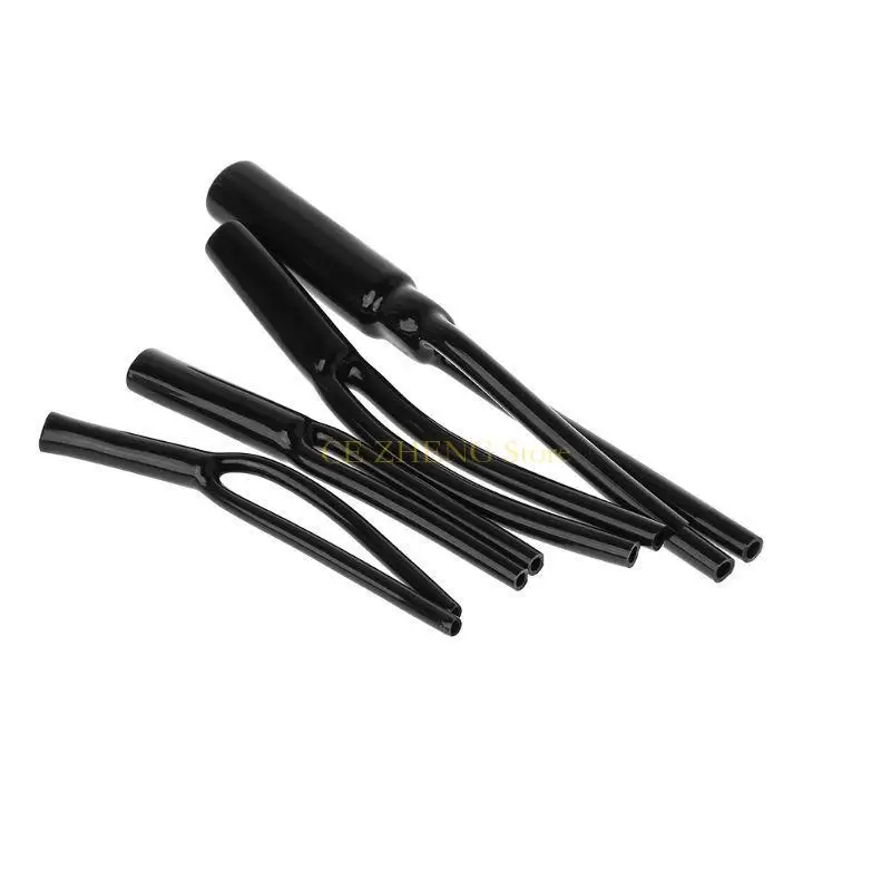 E56B 범용 7/9/12/15.5mm Hifi 오디오 스피커 케이블 바지 Y 스플리터 튜브 오디오 케이블 액세서리 스피커 케이블 Y 스플리터