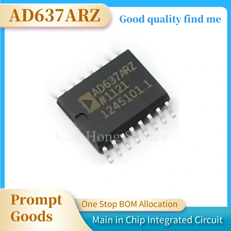 

1Pcs New Original AD637ARZ SOIC-16-300mil Analog To Digital Converters (ADCs)