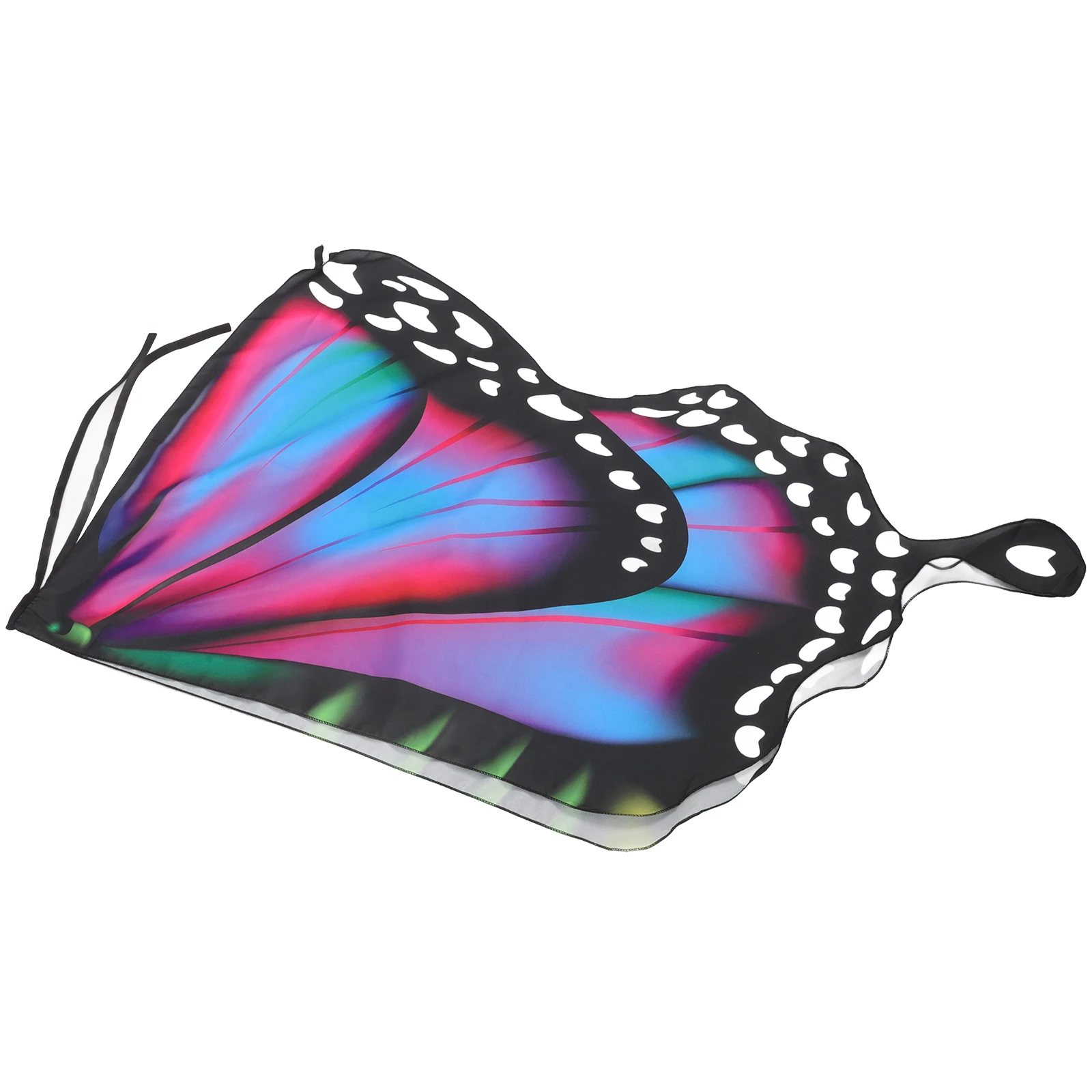 

Butterfly Cape Halloween Costume Shawl Wings Fairy Butterflies Shawl Stage Performance Party Photo Prop Colorful Print