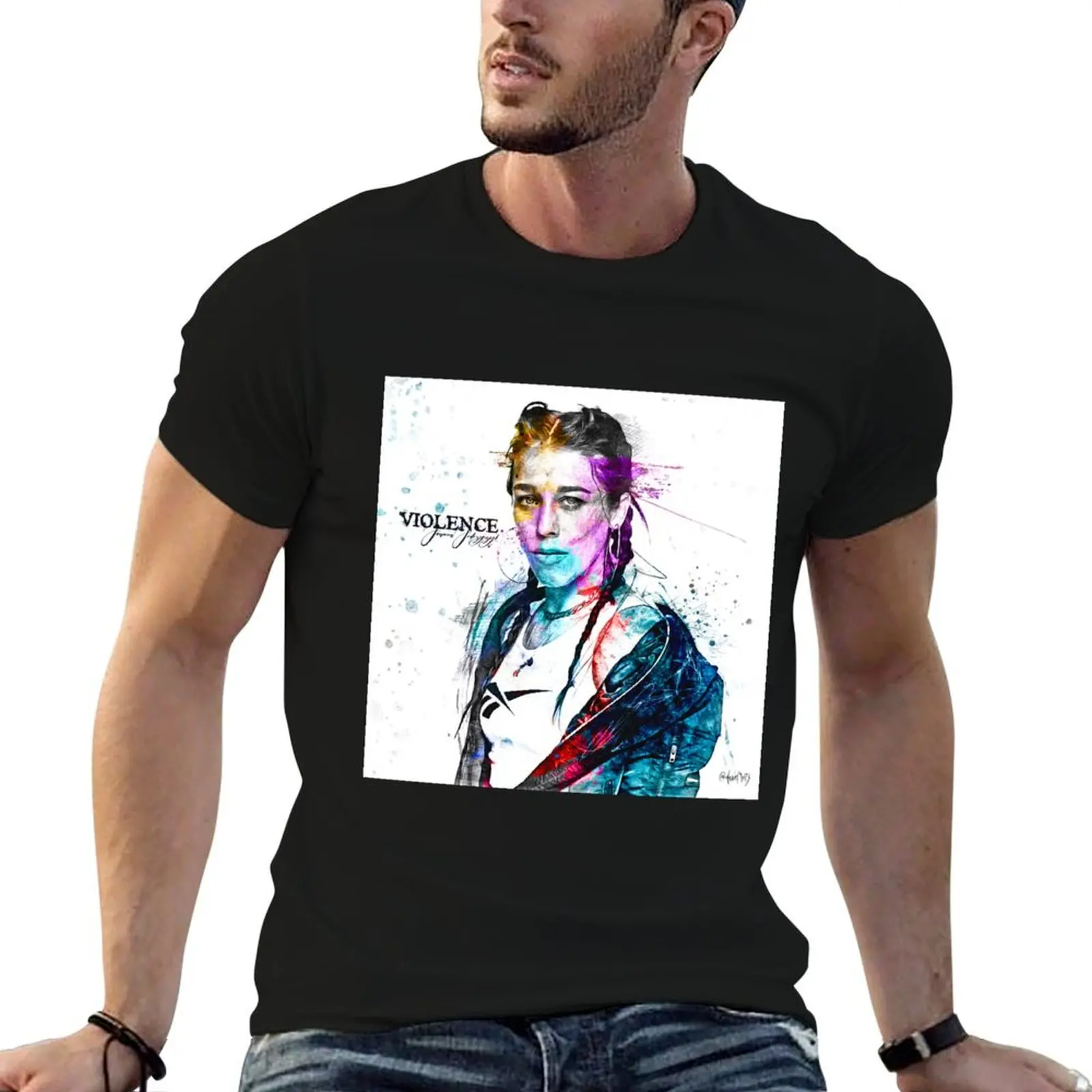 

Joanna Jedrzejczyk T-Shirt anime tshirt boys animal print black t shirts for men