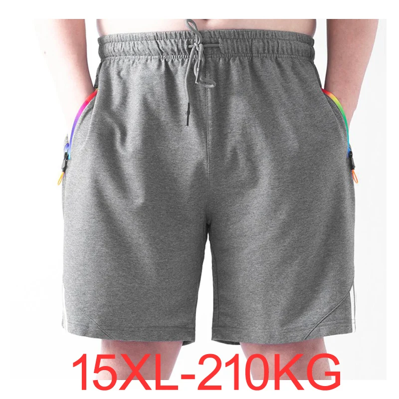 Mens New Summer Large Size Shorts Casual Breathable Breeches Bermuda Male Plus Size 12xl 14xl 15xl Men Summer Shorts 210KG