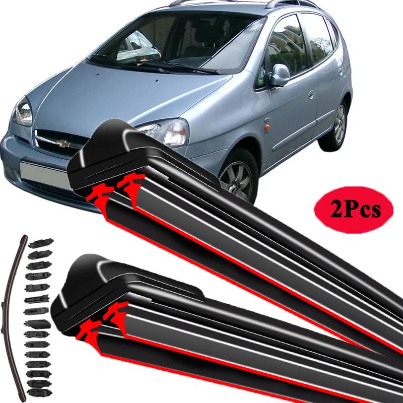 

For Chevrolet Rezzo Tacuma Vivant Daewoo U100 2000-2011 Car Windshield Wiper Blade Front Windscreen Brushes Washer Accessories