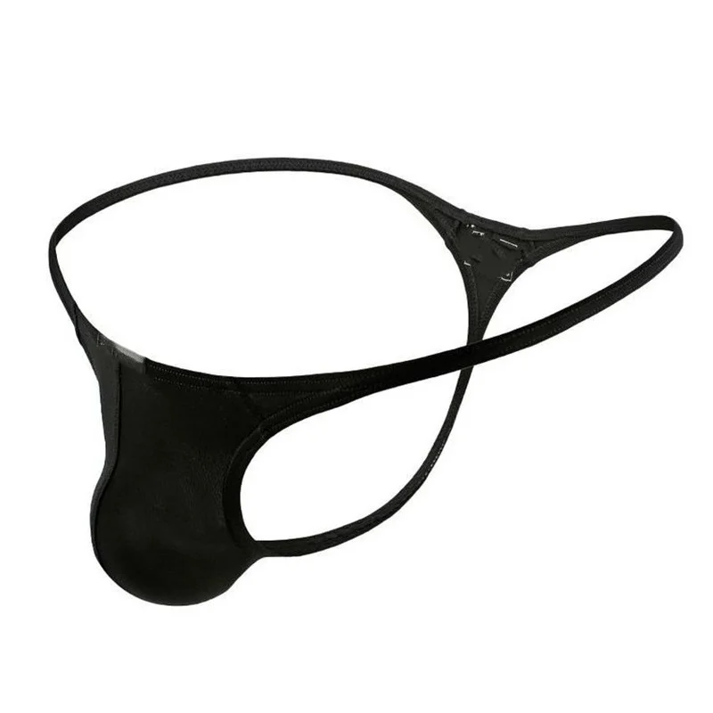 Men Thongs and G Strings Underwear Low Rise Solid Briefs Penis Hipster Jockstrap Lingerie Tanga Hombre Sexy Breathable Thong