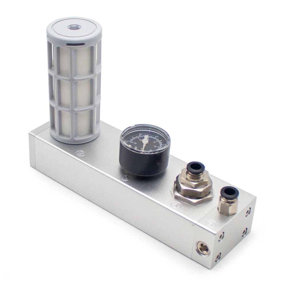 VTMS-301 Multi-Stage Vacuum Generator – High Flow 380 L/min, Max Vacuum -94 kPa, Low Air Consumption 120-160 L/min