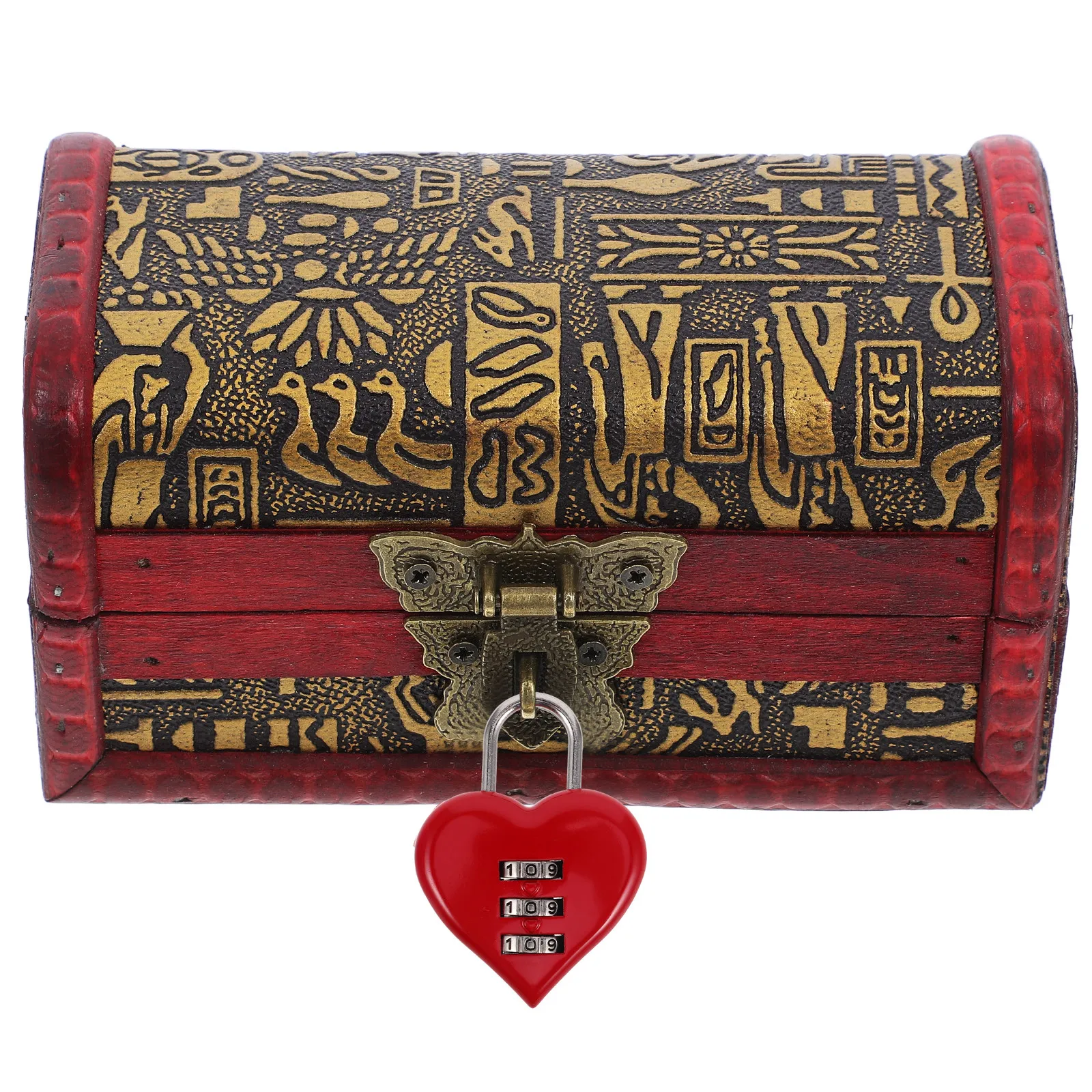 

2Pcs Mini Heart Shaped Combination Padlock for Children Diary Jewelry Box Notebook Valentine's Day Craft Lock