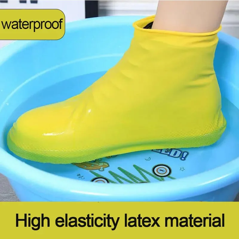 Rain Shoe Covers Anti Slip Silicone Rubber Rain Boots Raincoats Covers for Rain Shoes Waterproof Covers for Shoes