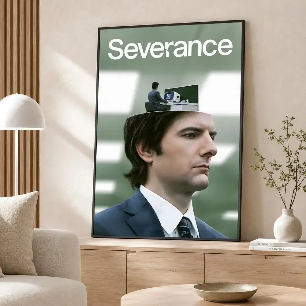 TV Series Severance Poster Poster Wall Sticker Waterproof Self Adhesive HD Art Bedroom Bar Decor