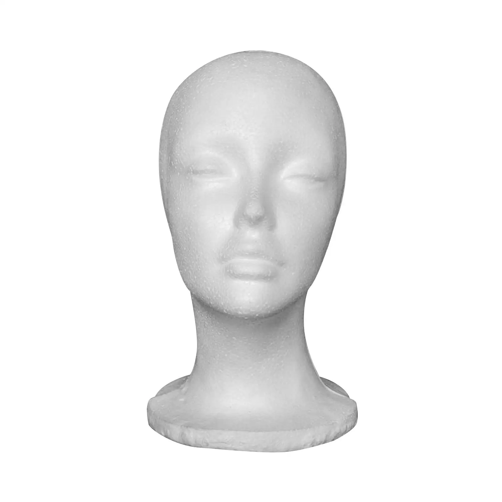 

Hairpiece Stand White Portable Foam Mannequin Head for Props shop Hats Glasses Headband Hairpieces Display Stand