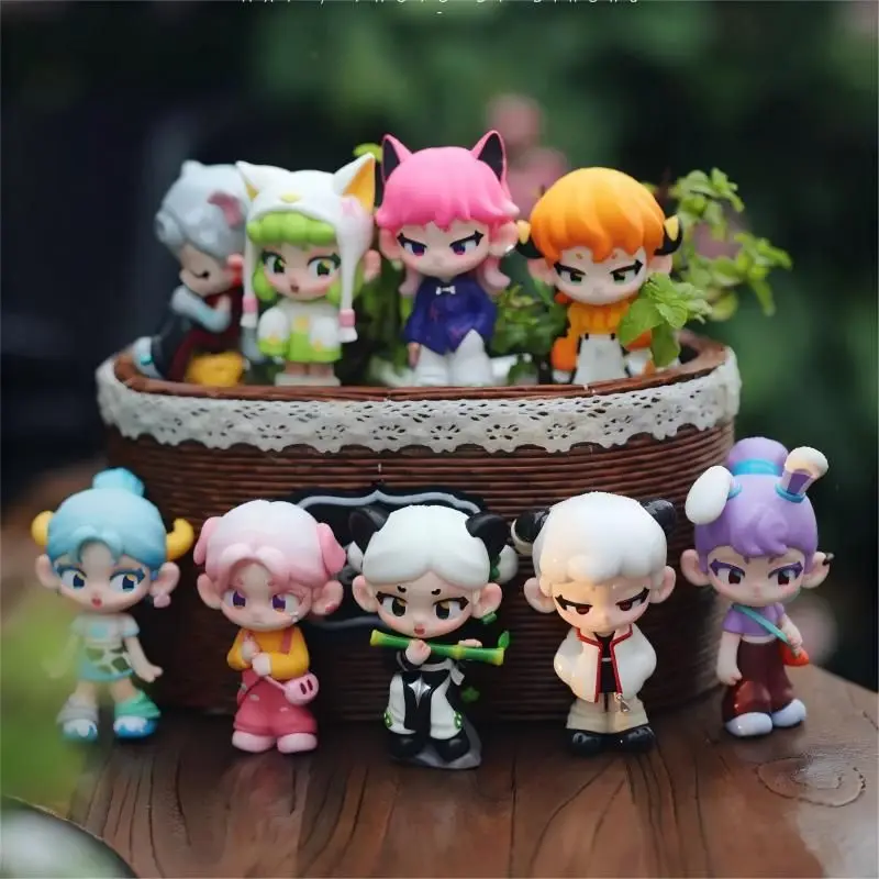 LURILILI Y2K Graning Land 1st Gen Blind Box Cute Animal Anime Figure Mystery Box Cute Action Figure Surprise Toy Decor Gift Kids