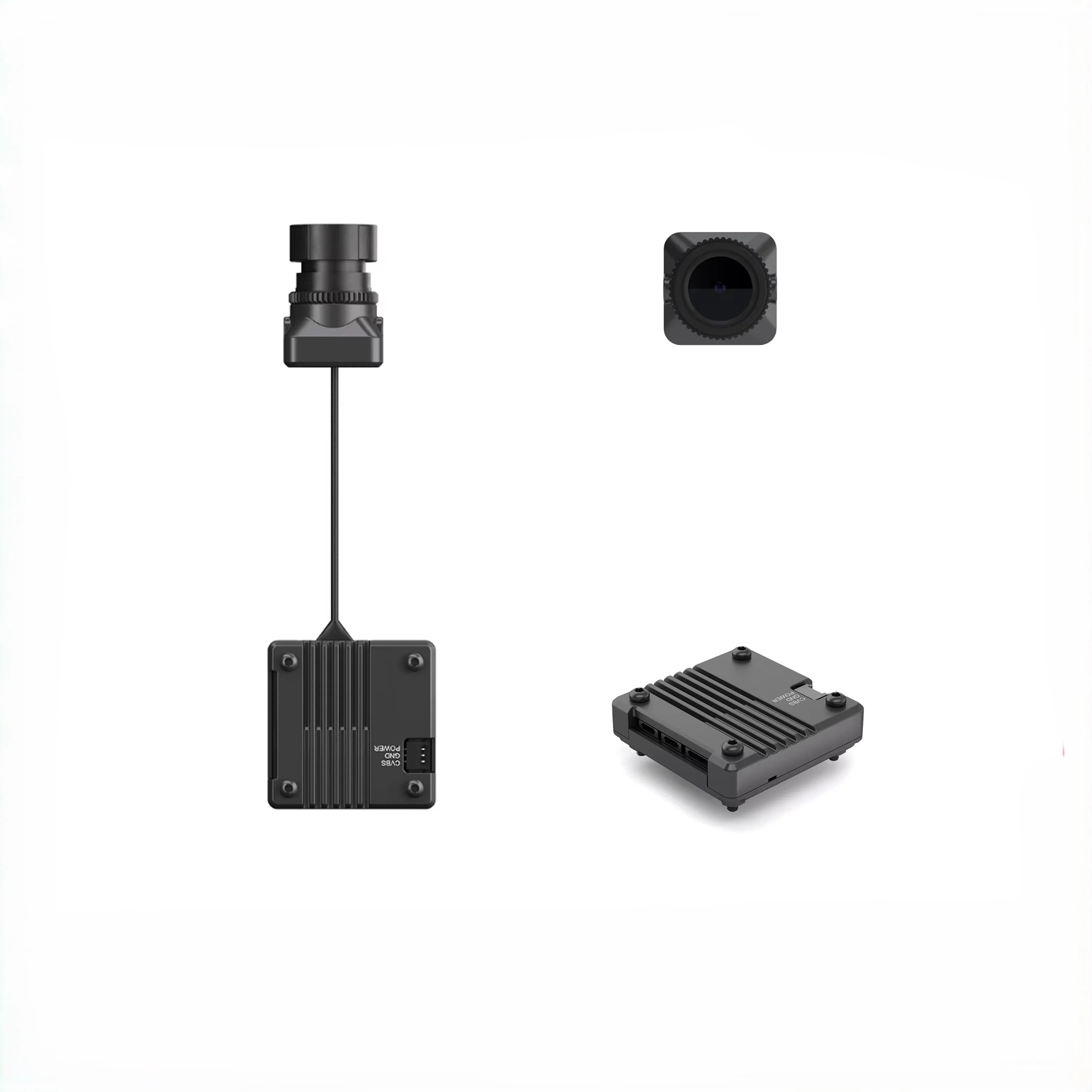 Caddx Gazer Analog FPV Camera with AI BOX 3X AI Zoom 1500TVL 131.6°FOV 1920x1080P Full Color CMOS Sensor for RC FPV Racing Drone