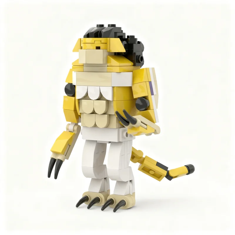 167 Pezzi MOC Rob Lucci One Piece, Blocchi da Costruzione, Regalo di Natale, Gioco Educativo Creativo Fai-da-Te