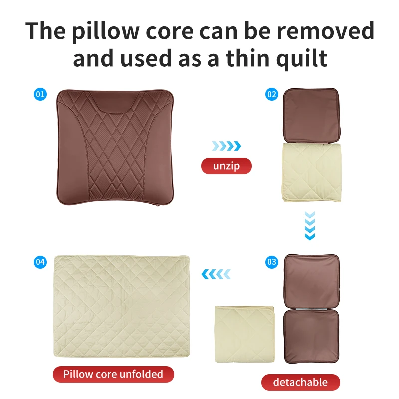 

Removable Multi-Functional 2-in-1 Car Pillow & Thin Quilt for CHERY Jetour Dasheng Jetour Shanhai T2 Exlantix ET Exlantix ES