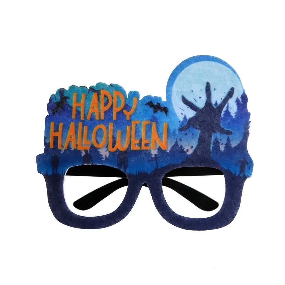 Funny Bats Halloween Eyeglasses Frame Paper Pumpkins Ghost Funny Glasses Cosplay Props Halloween Cosplay Props Children