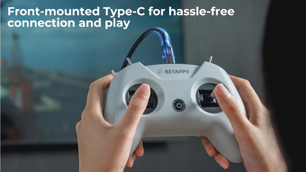 BETAFPV LiteRadio 2 SIM Controller For JoyStick / Xbox / Dongle Mode Simulator Training to PCs Tablets Mobiles Channel 8 NEW
