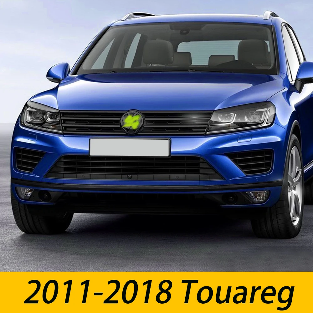 2011-2018 V W Touareg refitted window trim, front bar of middle net, black bright bar, second generation Touareg exterior