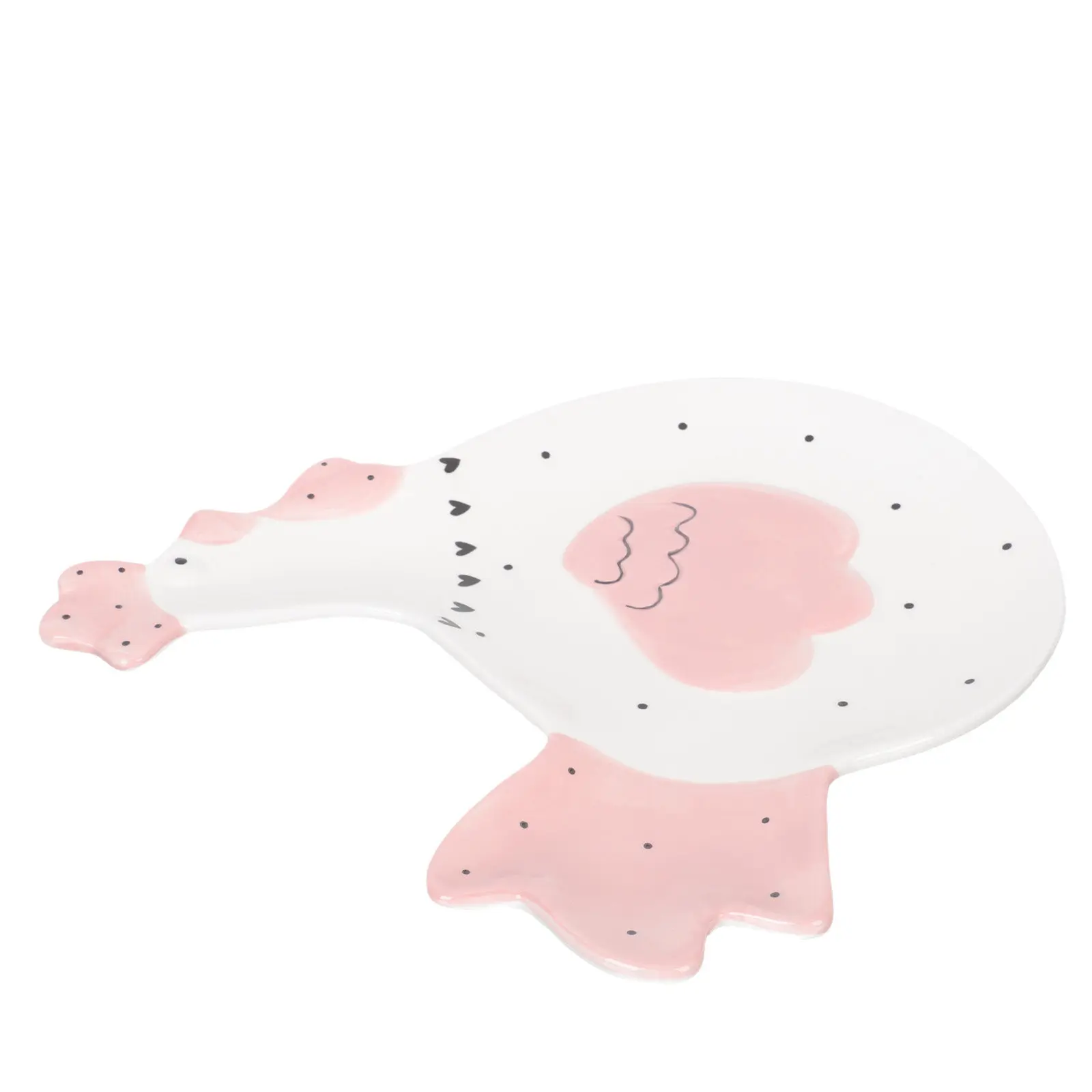 

1Pcs Rooster Shape Ceramic Plate Cartoon Dinner Plate for Food Serving Dessert Fruit Salad Sushi Storage Tableware