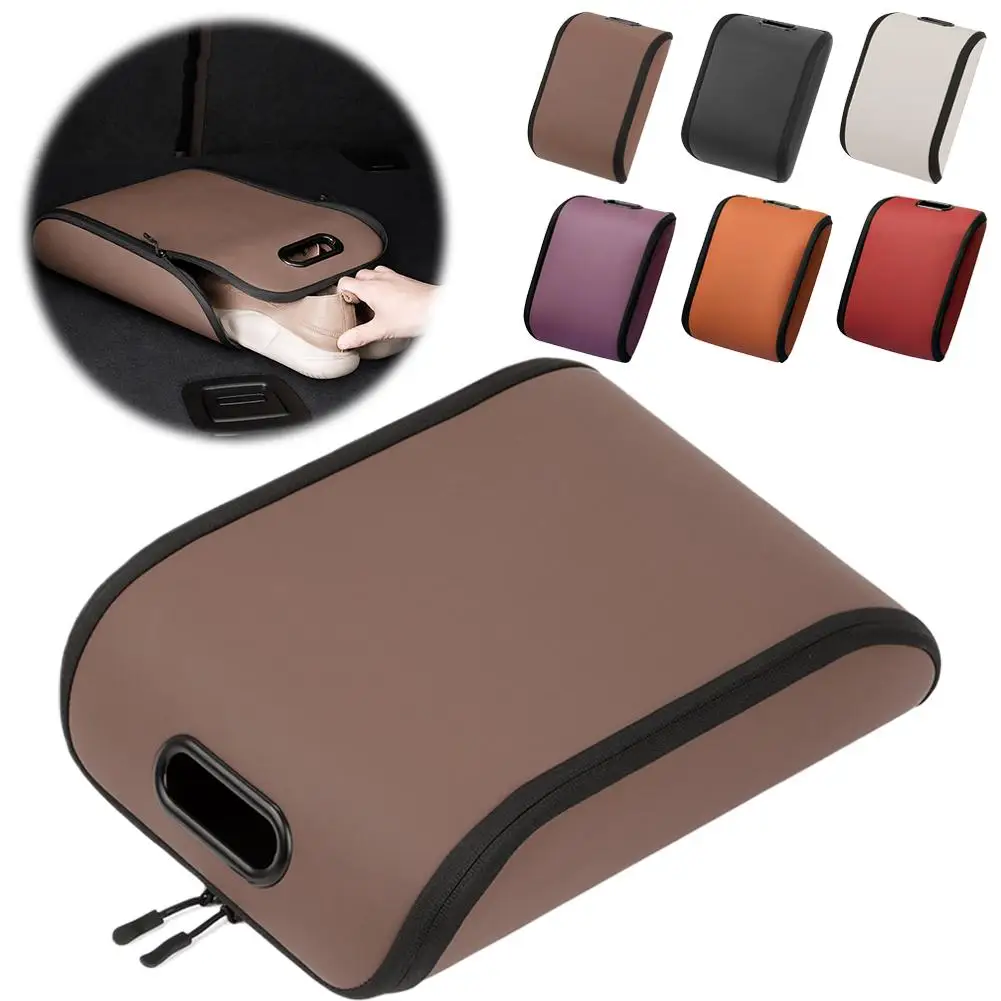 

Универсальный автомобильный ящик для хранения обуви, портативный пылезащитный ящик для хранения автомобильной обуви, износостойкий органайзер для обуви, автомобильное хранилище второго пилота