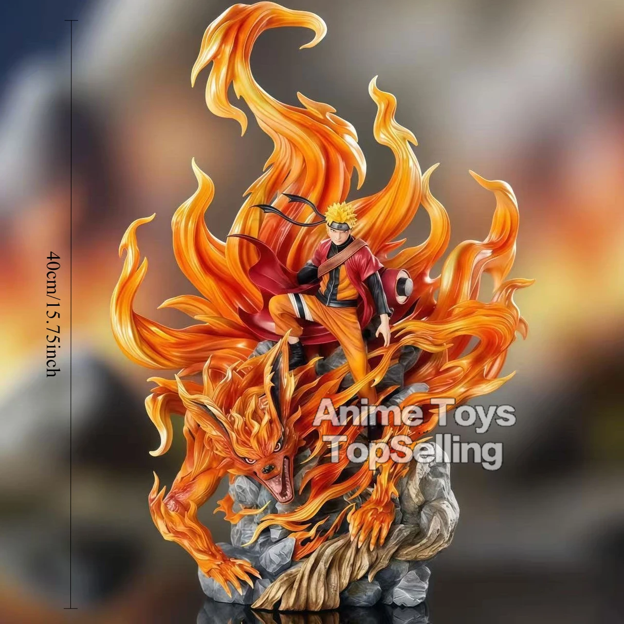 

15,75 дюйма/40 см аниме Узумаки Наруто фигурка ПВХ ПВХ фигурки Коллекция Модель игрушки подарки