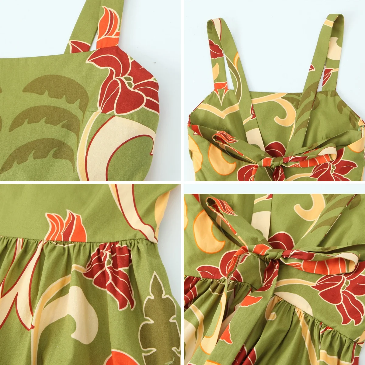 Print Slip Midi Dresses for Women Boho Pleated Long Dress Woman Summer Backless Womens Dresses Straps Beach Dress Women