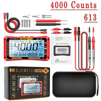 613Pro Smart Multimeters DC/AC Voltage Capacitor Tester 10A Current 4000 Counts 600V Voltmeter Test Alarm Clock Set Tools