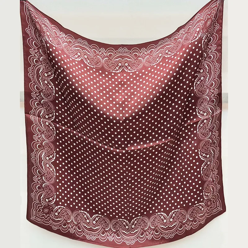 Small Square Towel Scarf Versatile High-Grade Professional Decorative with Shirt Spring and Autumn