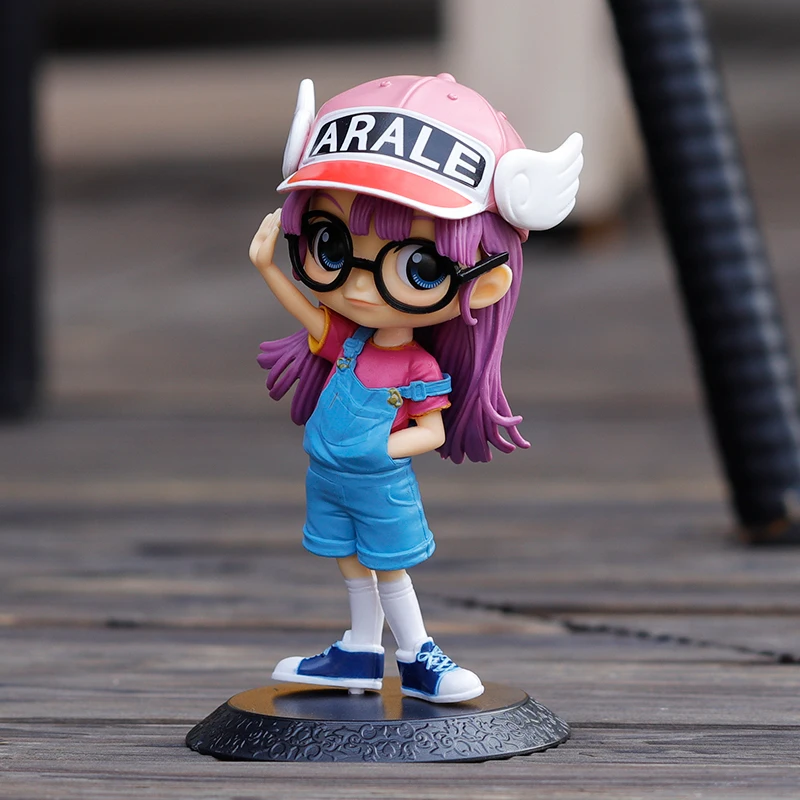 14Cm Dr. Slump Anime Figure Arale Standing Kawaii Pvc Action Figure Gk Statue Model Desktop Ornament Doll for Children Toy Gifts