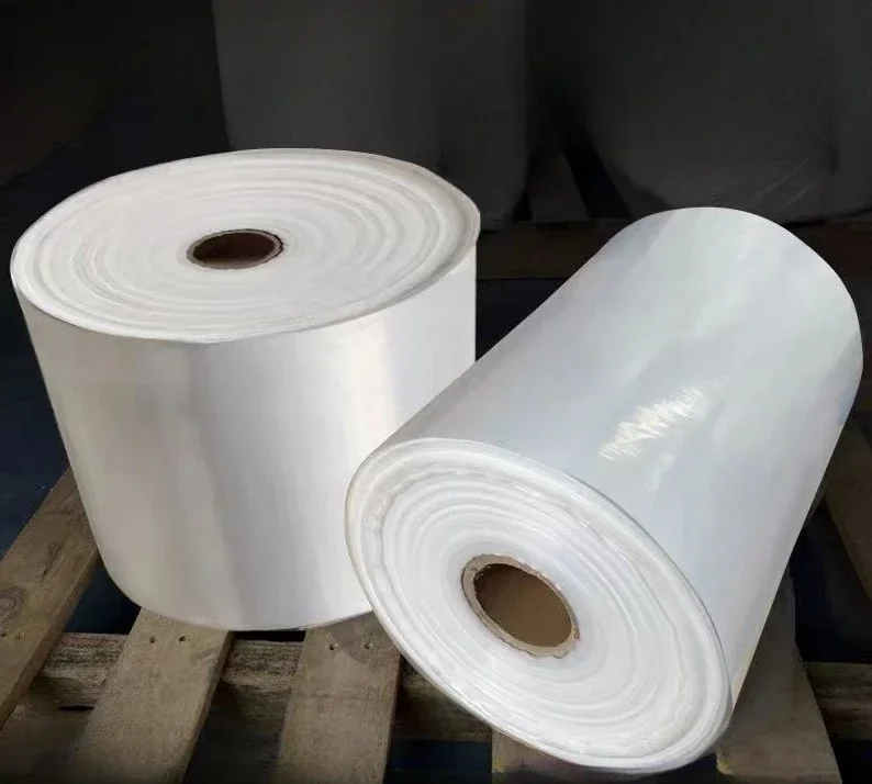 PE Heat Shrink Film Thickened Tear Resistant and Shrinkable Cylindrical Films Mineral Water Beer Cola Packaging Tube Bag