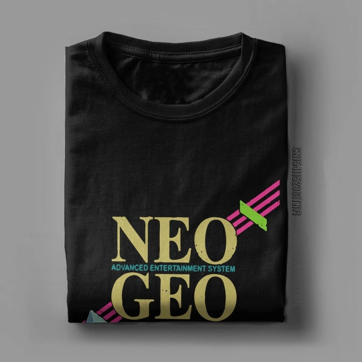 AES T Shirt For Men 100% Cotton Leisure T-Shirts O Neck Neo Geo Snk Tee Shirt Classic Short Sleeve Clothes 2XL 3XL