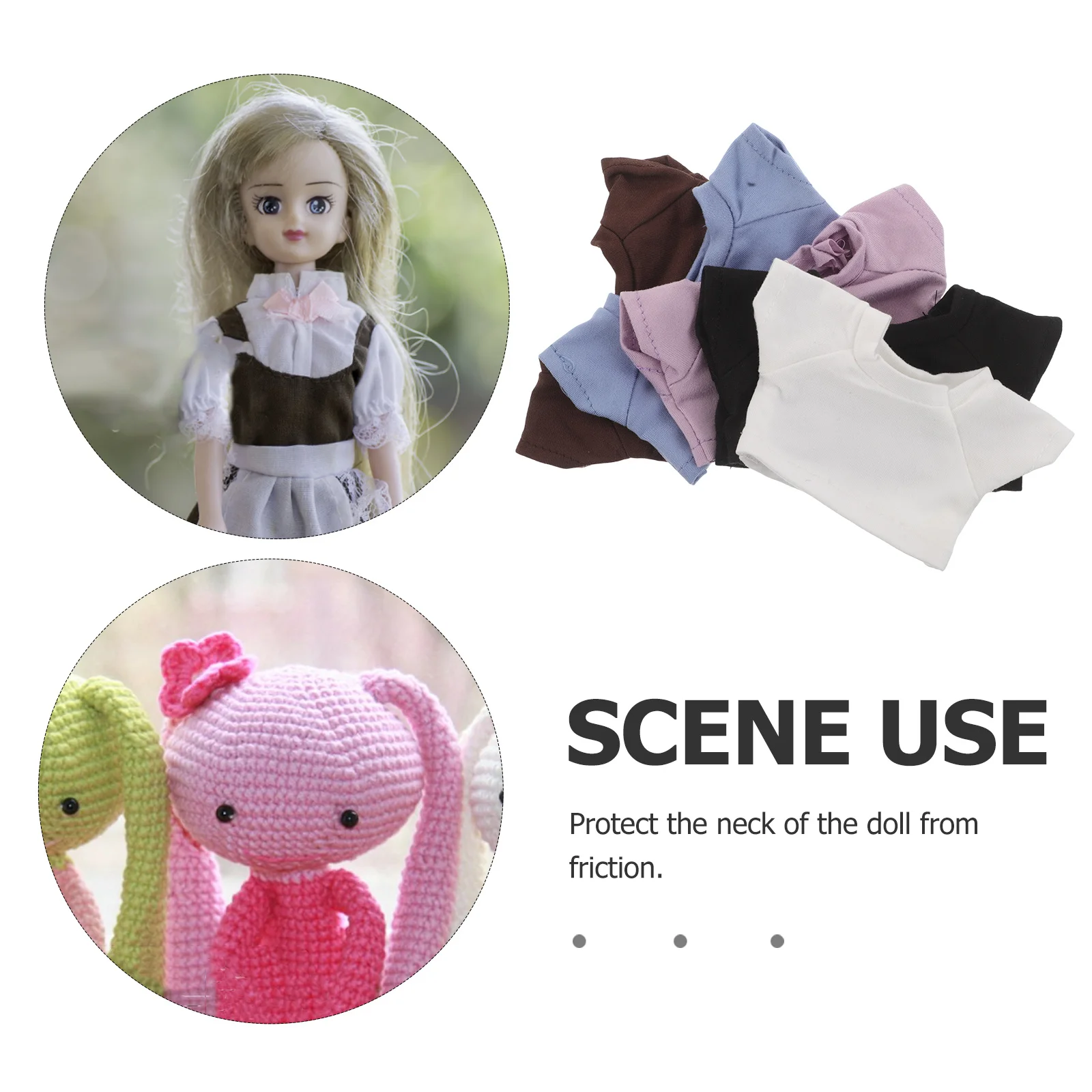 10 Uds. Camisas de oso suave para ropa de animales de peluche transpirable de 23Cm accesorios de armario de vestir DIY trajes de oso de peluche