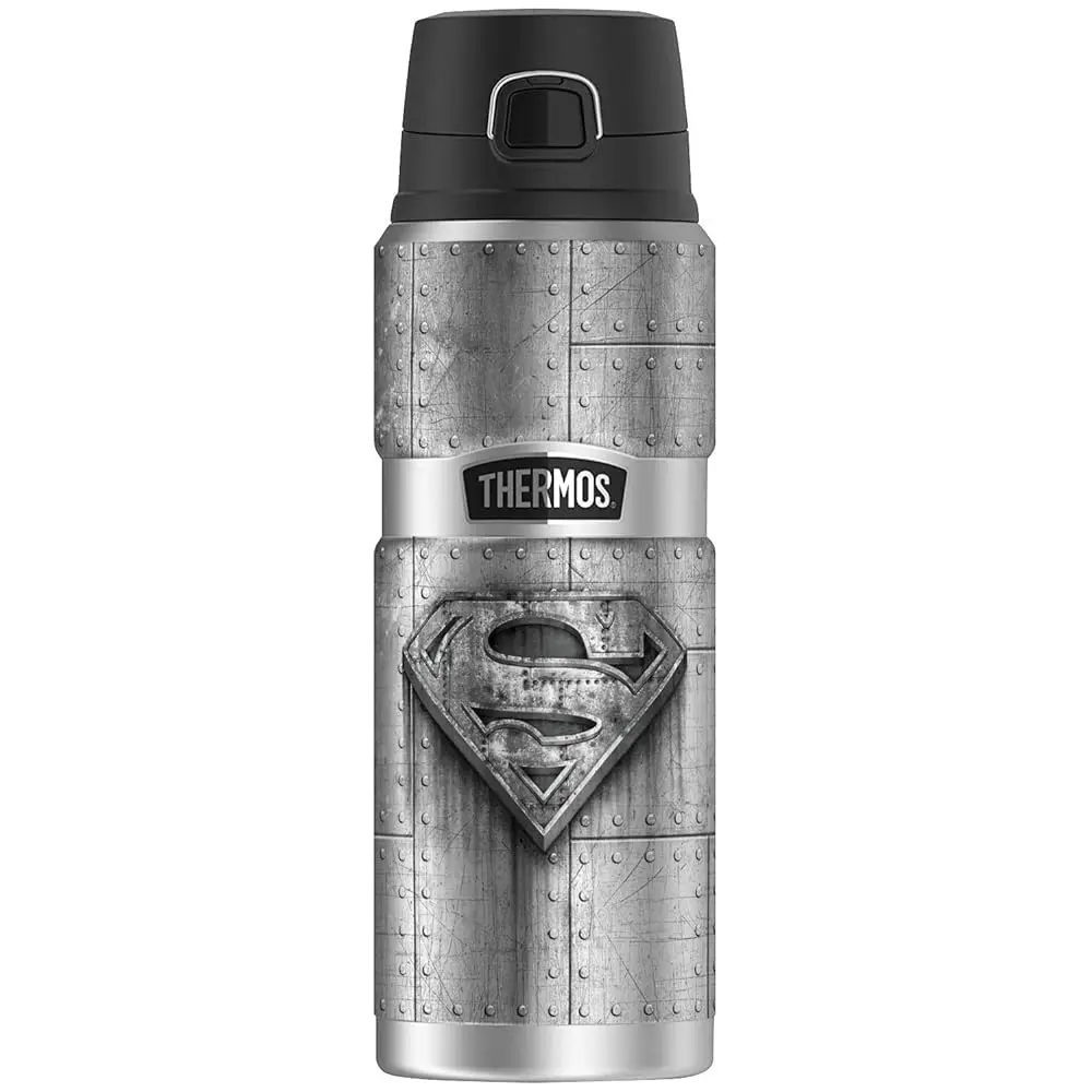 

Superman Made Of Steel, Stainl King Stainl Steel Drink Bottle, Vacuum Insulated & Double Wall, 24Oz