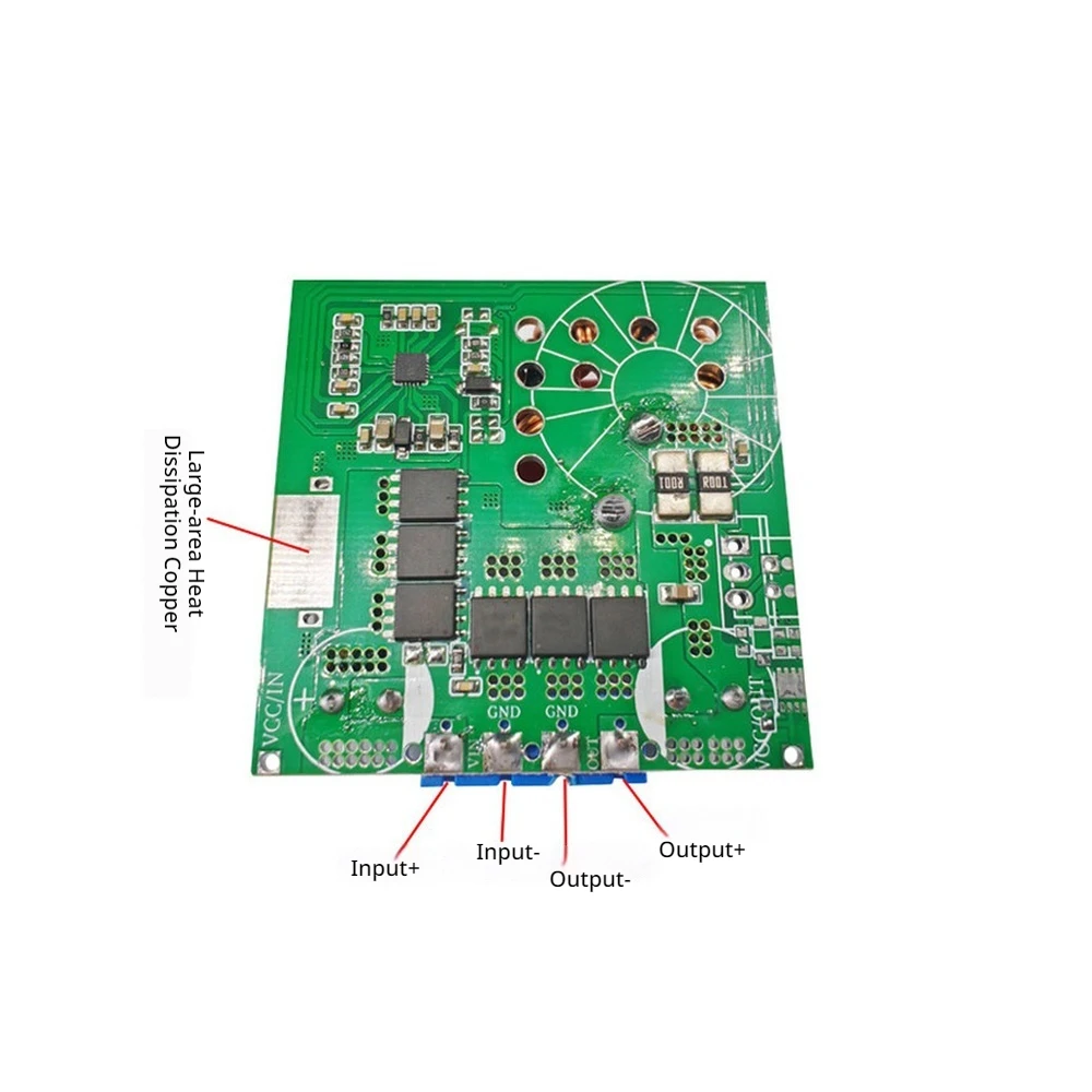 Synchronous DC-DC Step Down Power Supply Module 7-32V Input 20A Max Output 5V 9V 12V High Power Voltage Regulator Power Board
