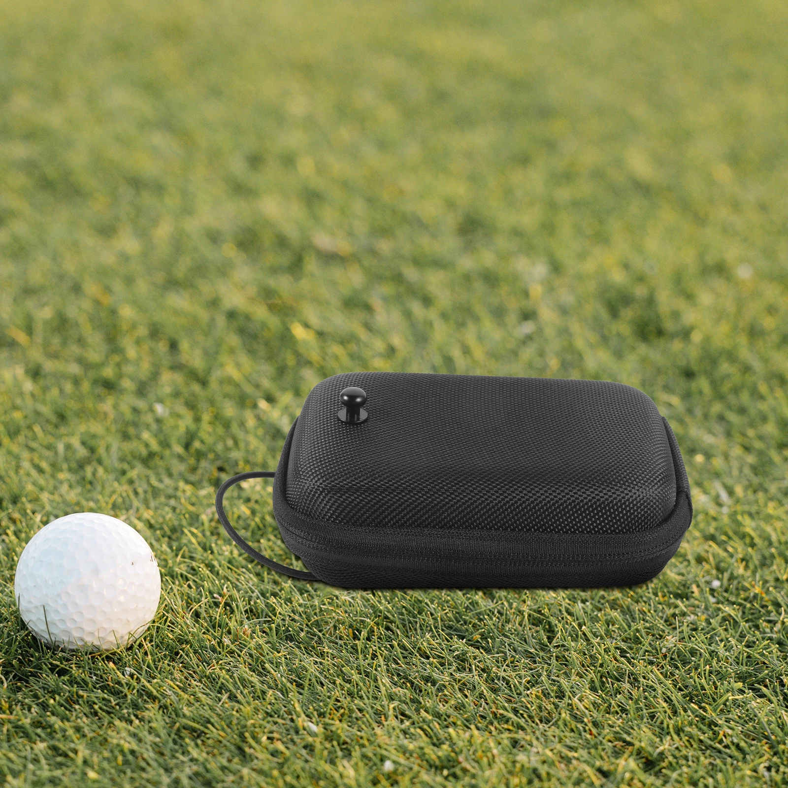 

Golf Rangefinder Storage Bag Black Shockproof Portable Case Daily Use Lightweight Pouch Home Travel Golf Bag Accessories