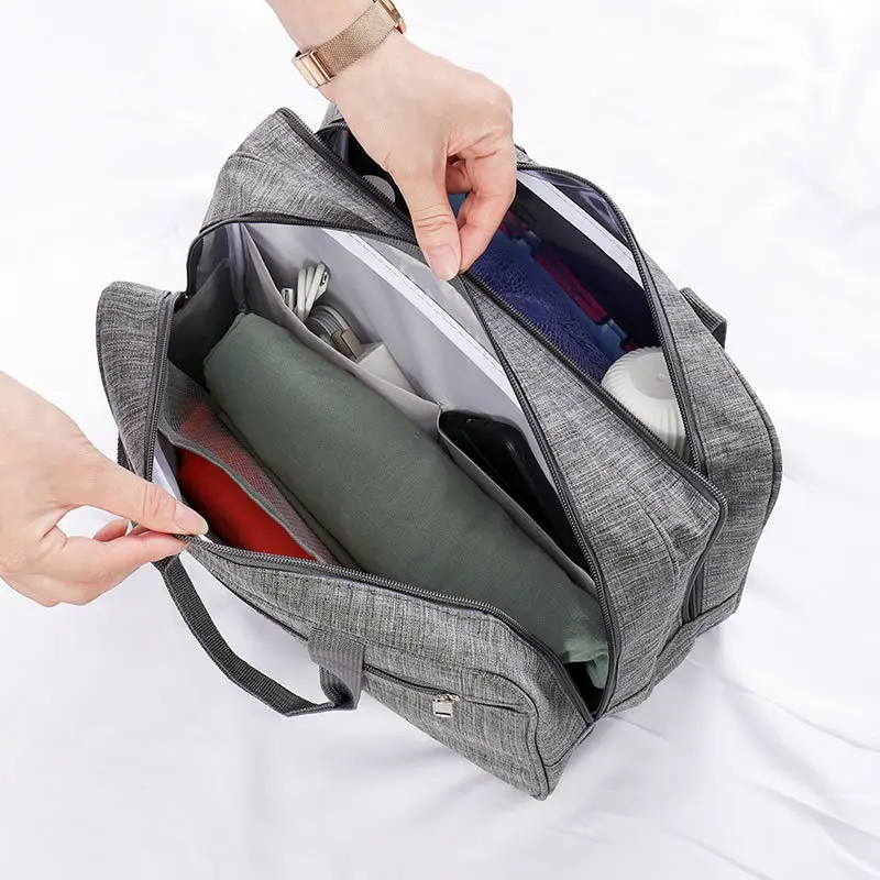 Tas Organiser Pakaian Travel Baru Tas Sepatu Koper Portabel Tas Pantai Menyerap Basah Kering Tas Penyimpanan Makeup Perlengkapan Mandi