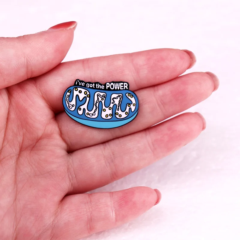 دبابيس دبوس المينا مضحك Mitochondria ، لقد حصلت على شارة السلطة ، والعلوم ، وعلم الأحياء ، وهدية مجوهرات الفكاهة #3