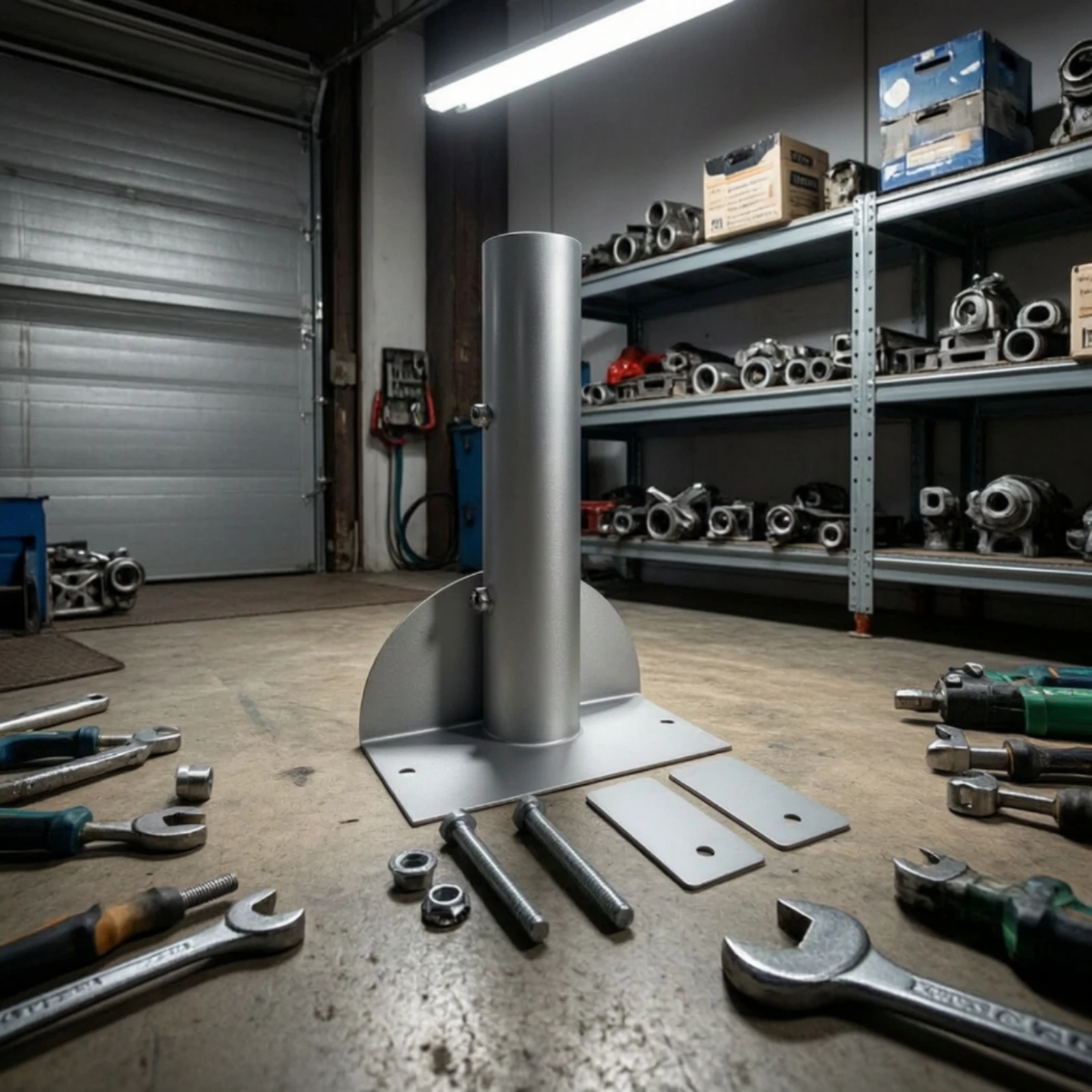 Dock Guide Post Bracket Adjustable Boat Dock Guide Post Bracket with Stainless Steel Base Stable Reinforced for Marina Operators