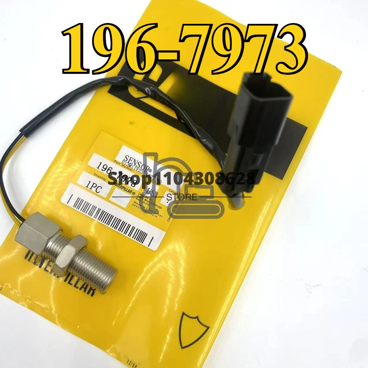 

125-2966 196-7973 Запасные части для экскаватора Датчик скорости вращения в минуту для CA-T 320B 320C 312B E320B E320C E312B