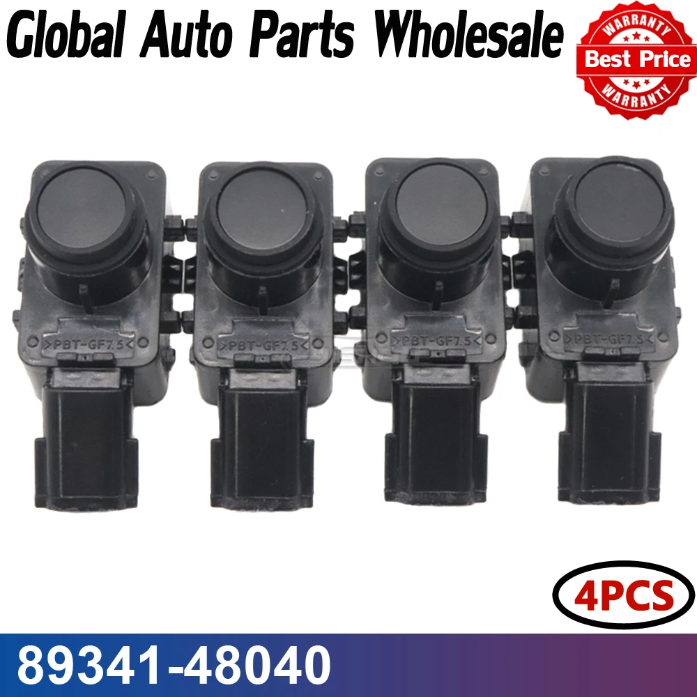 

1/4PCS 89341-48040 New Black PDC Parking Sensor Bumper Reversing Radar For Toyota Prius Lexus RX350 RX450h RX450h 8934148040