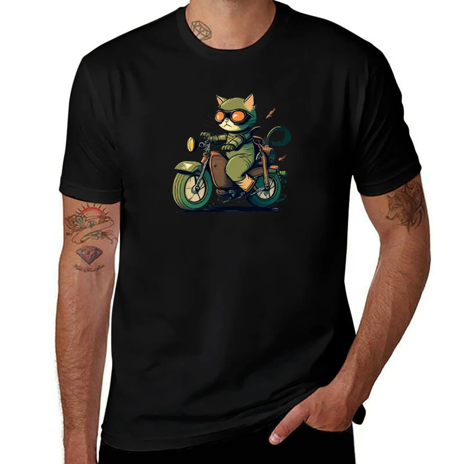 

shirts t Cat for men Ginger t for summer man man shirt man cotton t T-Shirt Biker shirts