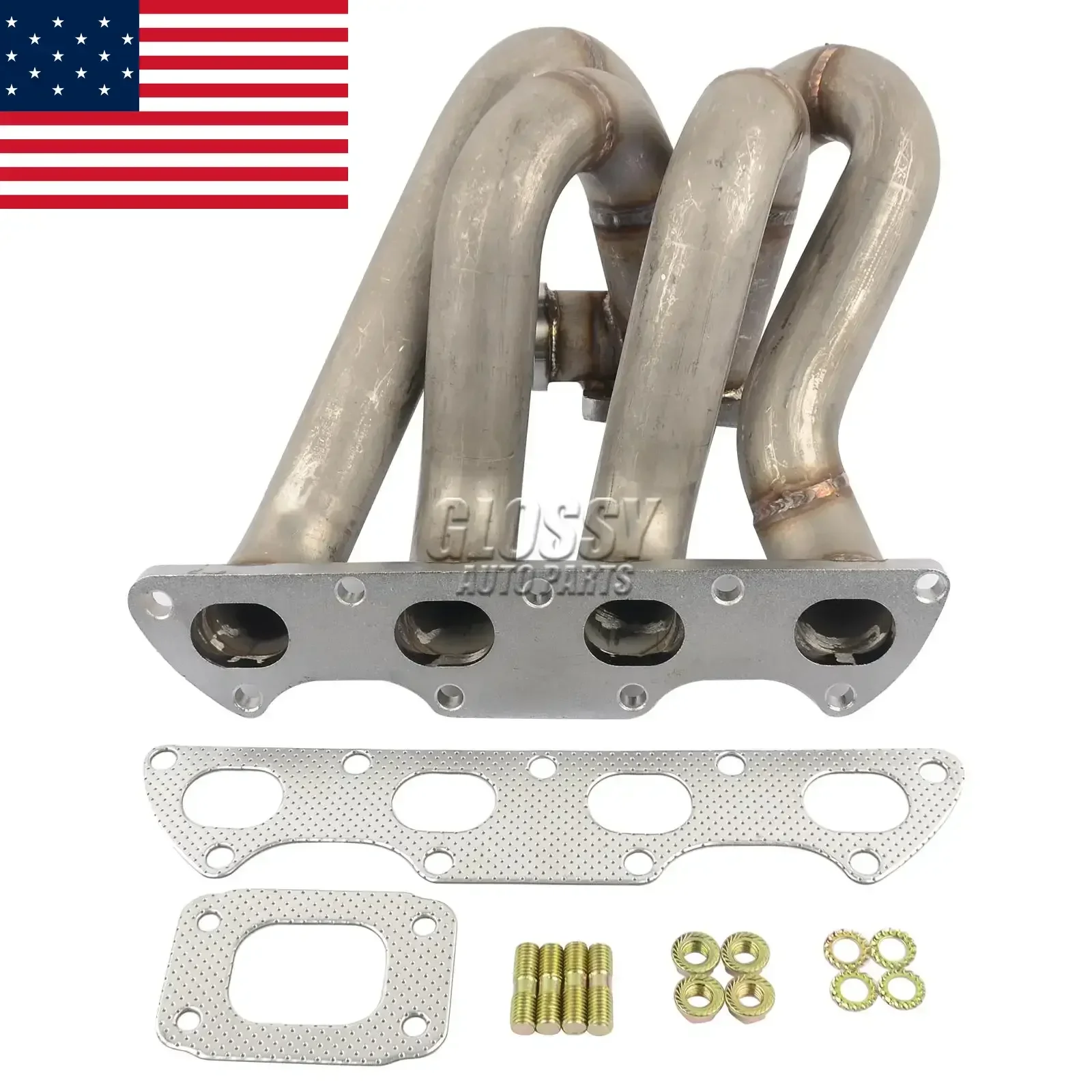 AP03 Stainless Steel T3 Turbo Manifold for Honda Civic B16 B18, Acura Integra GS LS